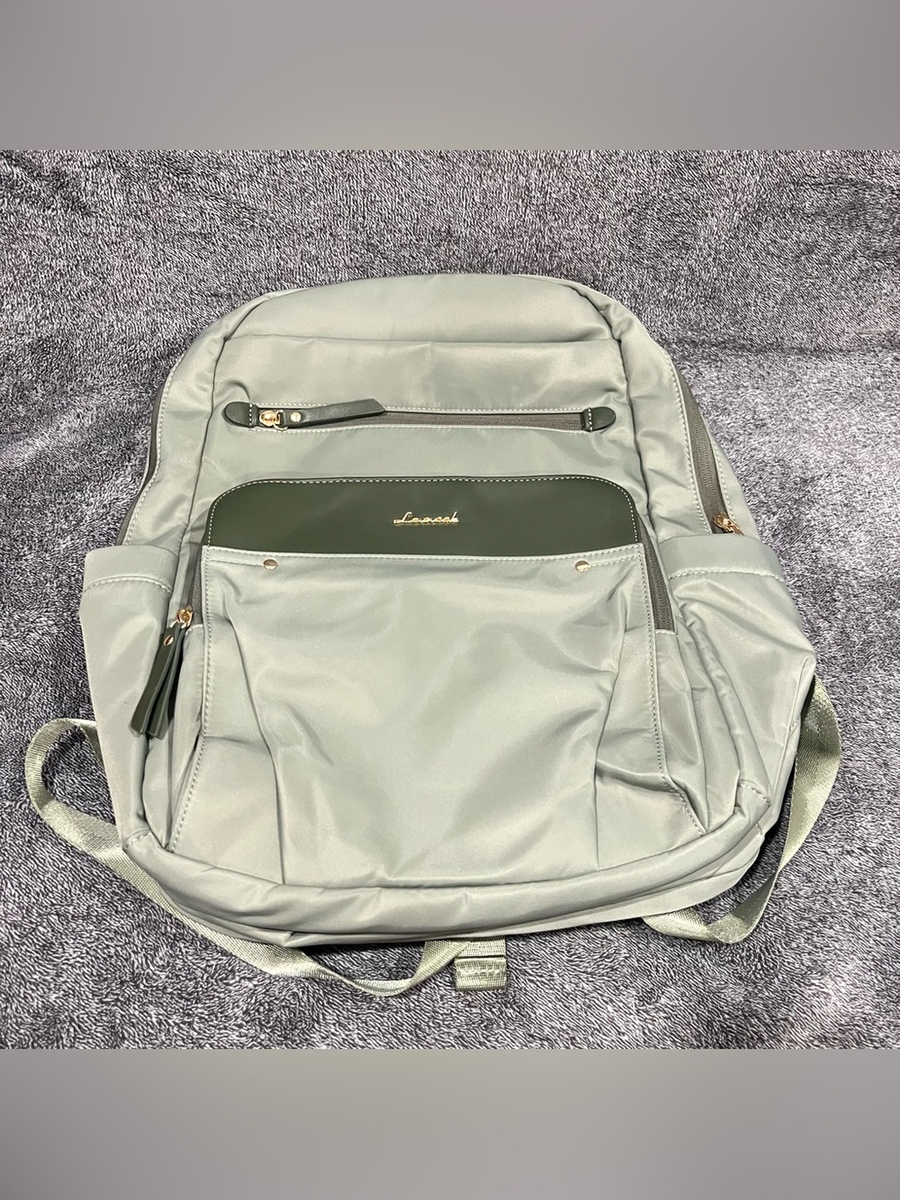 NWT❗️LOVEVOOK Laptop Backpack gray-green for women